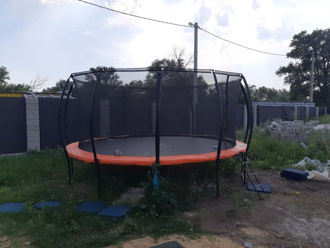 Сборка батута
